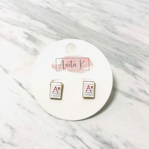 Enamel A+ Paper Stud