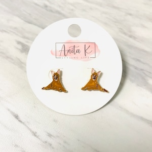 Enamel German Shepard Stud-Fun-Everyday-Dog Lover