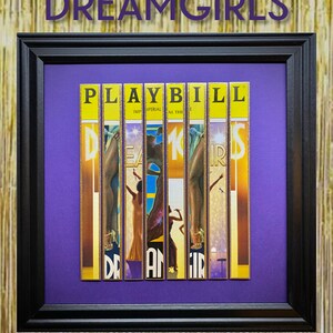 Dreamgirls Framed Broadway Playbill Custom Artwork image 3