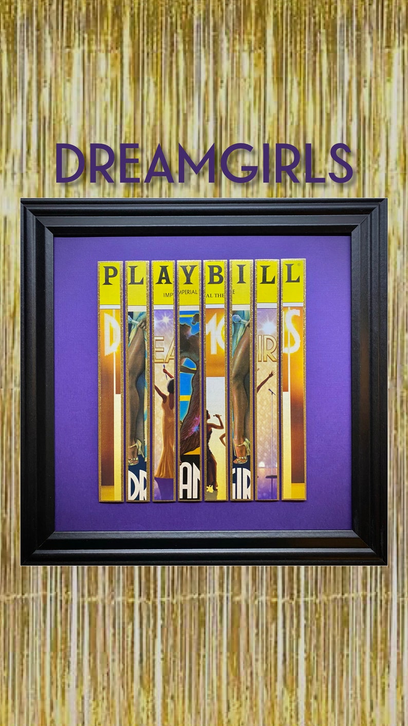 Dreamgirls Framed Broadway Playbill Custom Artwork image 3