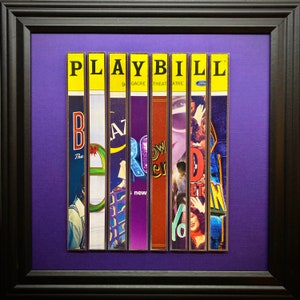 Cartel de teatro personalizado enmarcado de Beth Level Broadway