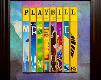 Cartel de teatro personalizado enmarcado de Disney en Broadway