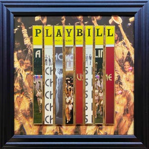 A Chorus Line - Framed Broadway Playbill Custom Artwork