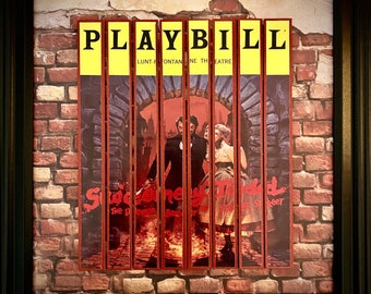 Sweeney Todd Broadway Revival Playbill Custom Fan Art