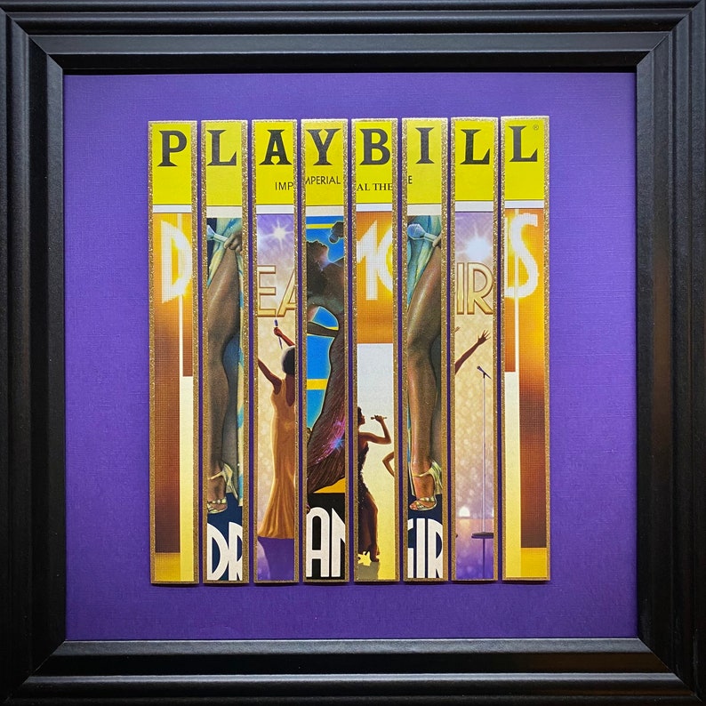 Dreamgirls Framed Broadway Playbill Custom Artwork image 1