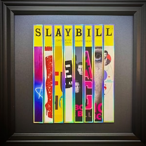 Gay Pride &quot;SLAYBILL&quot; Playbill Framed Broadway Playbill Custom Artwork