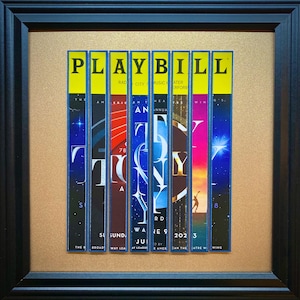 TONY AWARDS - Broadway Musical Framed Playbill Artwork