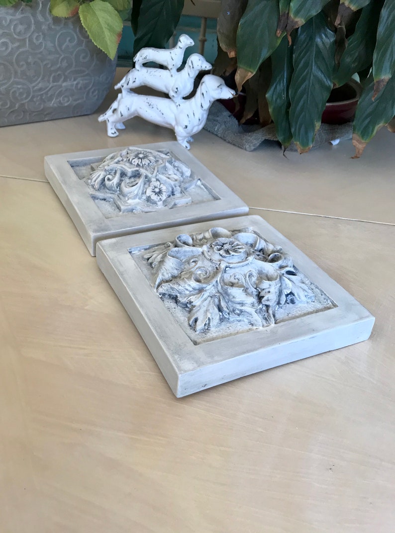 French Country Wall Hangings / Farmhouse Cottage Style Chalk Etsy