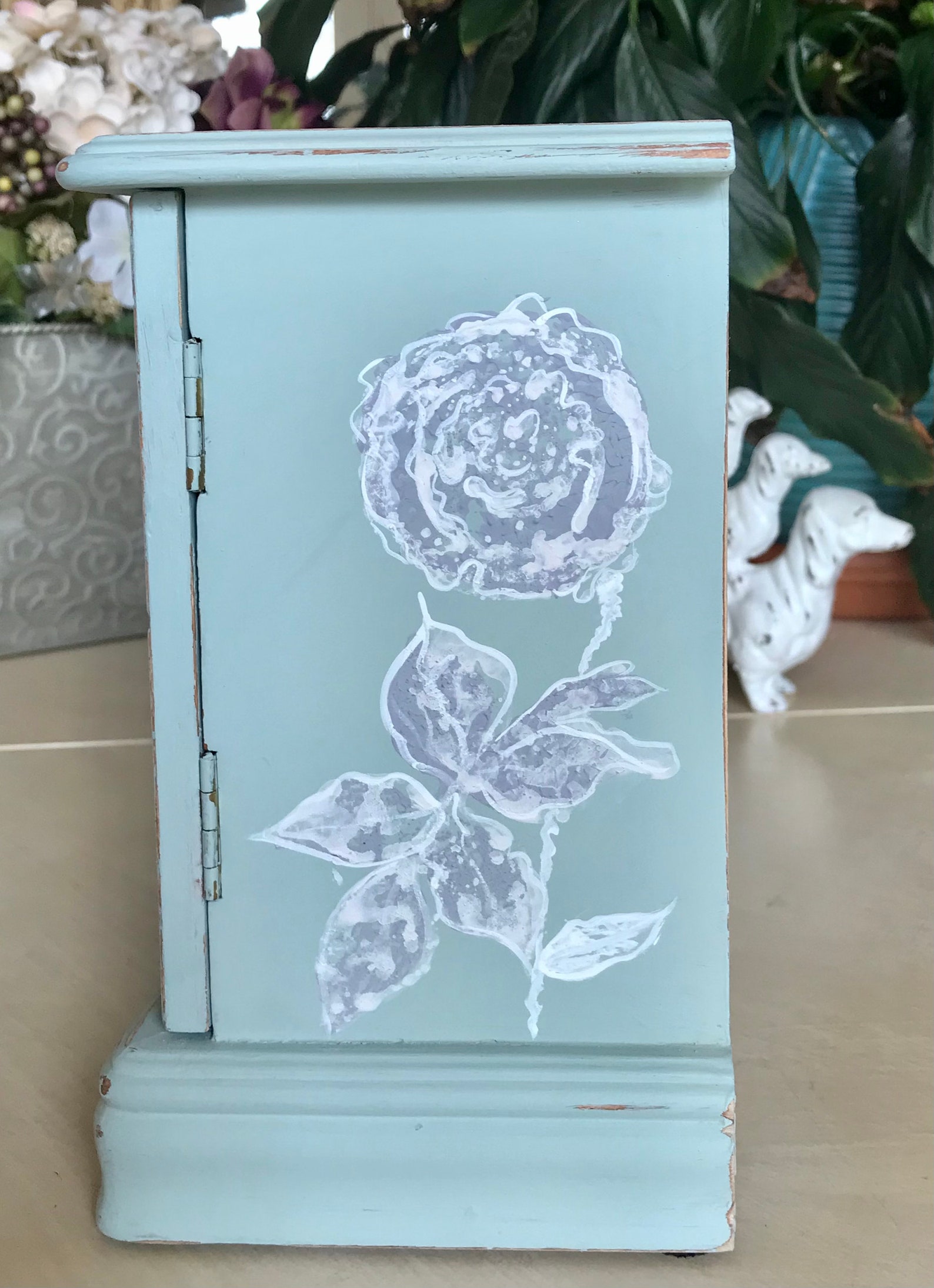 French Country Jewelry Box / Upcycled Vintage Shabby Chic - Etsy