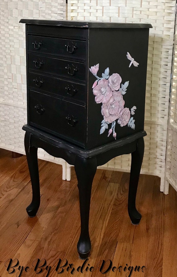 French Country Jewelry Armoire / Upcycled Vintage 
