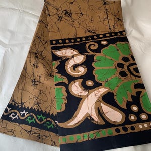 Brown tie and dye fabric, African tie and dye, African print fabric. Fabric by the yard.