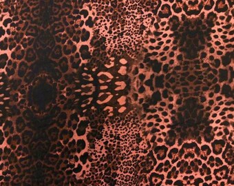 Roze polyester cheetah-print: kleding en handwerk