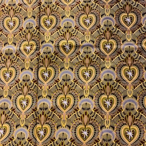 Ankara print fabric, African print fabric, Metallic Gold African fabric, Metallic gold fabric, Gold print fabric by the yard,