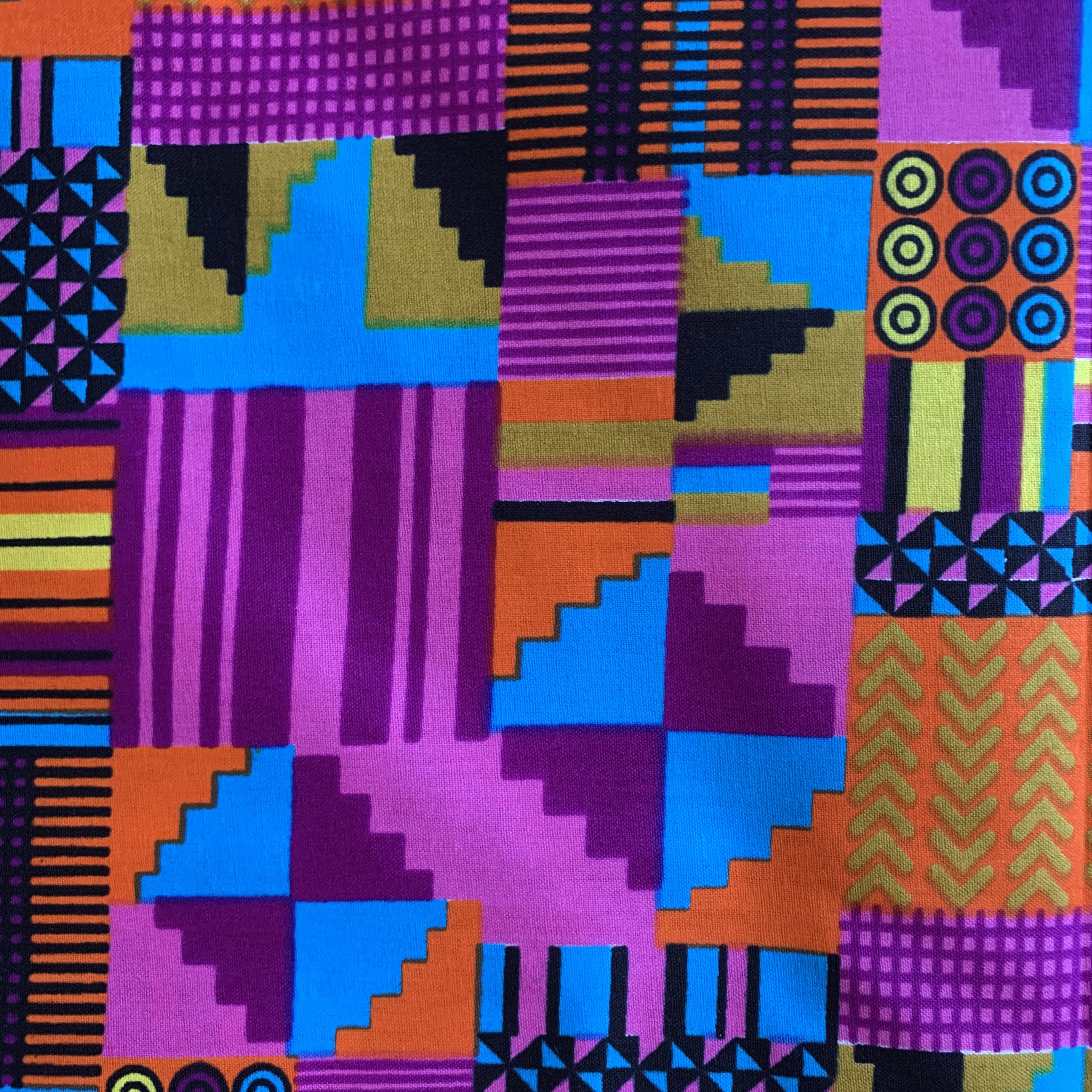 African Kente Print Kente Fabric by the Yard Kente Material Etsy