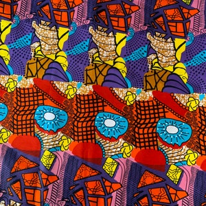African print fabric , Ankara print fabric, African material, Printed Cotton African fabric, African Ankara fabric cotton,
