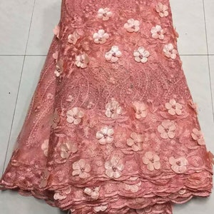 3D flower lace, 3D lace, 3D lace fabric, 3D embroidery lace, 3D bridal lace, 3D wedding lace, 3D beaded lace, 3D appliqué.