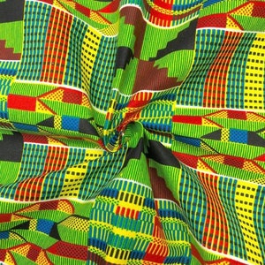 Kente print fabric, Kente Ankara fabric, African Kente wax print, Kente fabric cotton, Kente material, Kente cloth. Kente fabric by the yard