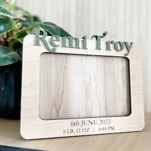 Personalized Birth Stat Photo Frame | Baby Photo Frame | Baby Gift Keepsake | Baby Announcement Frame | Gift for New Parents