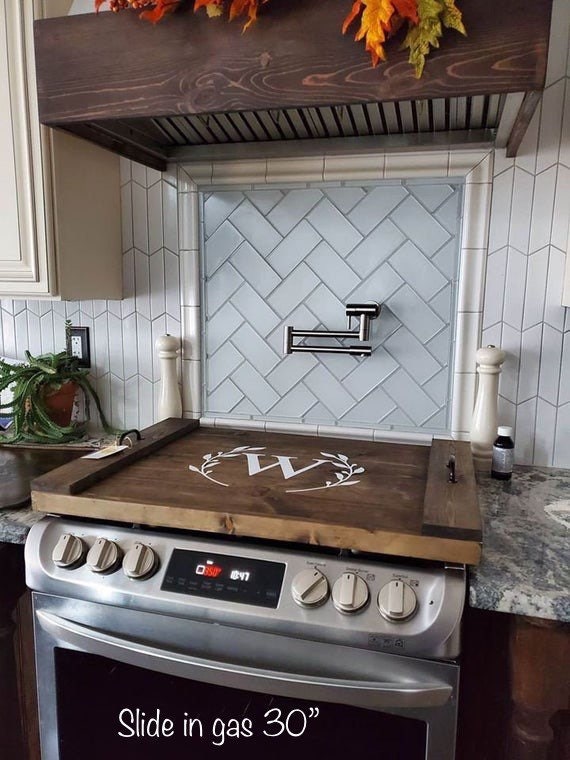 Stove Cover Noodle Board For 30 Stove Serving Tray Etsy