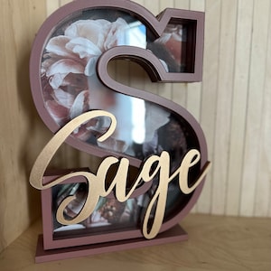 Hucha personalizada con nombre e inicial, hucha, hucha personalizada, hucha para niños, hucha con inicial, regalo para niños
