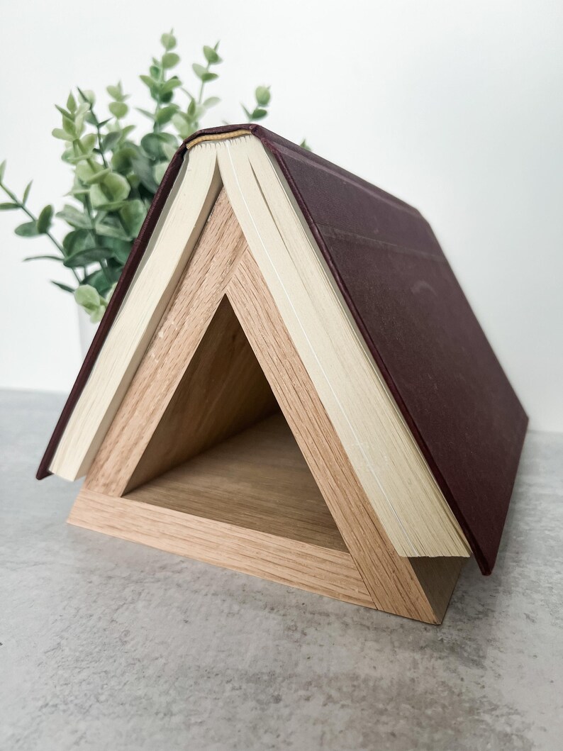 Nightstand Book Holder Wood Bookmark Book Stand Book Lover Etsy