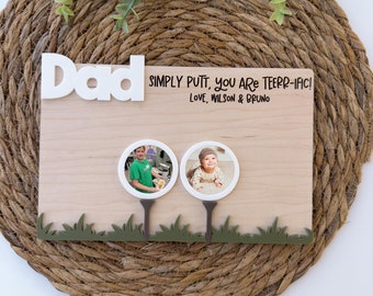 Father's Day Photo Frame | Father's Day Gift | Photo Frame | Gift for Dad | Gift for Grandpa | Father's Day Picture Frame | Golf Gift