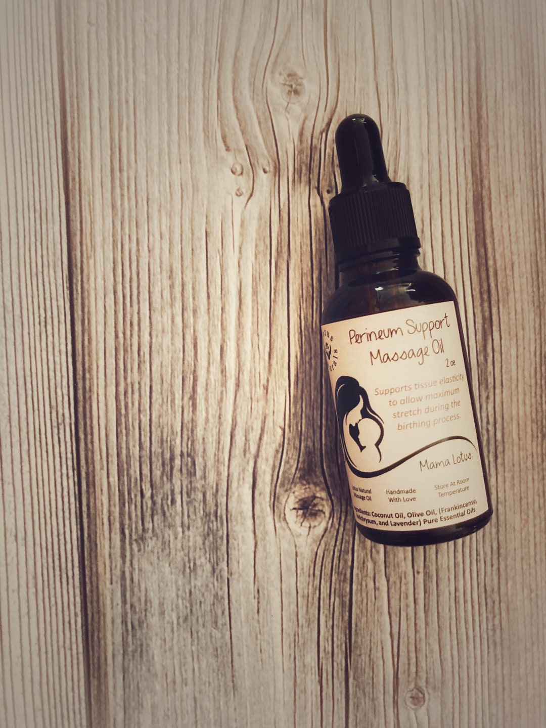 Organic Perineum Massage Oil Essential Oils for Postpartum Etsy