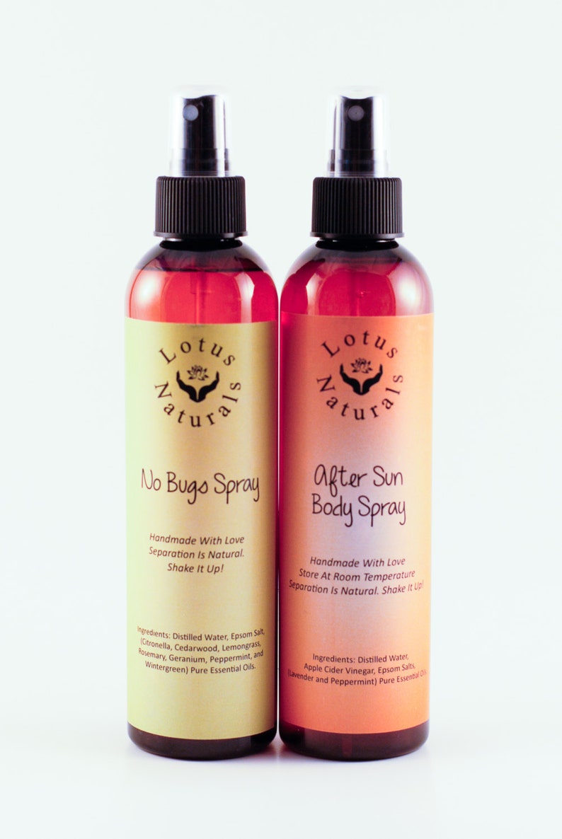 Organic After Sun Spray, All Natural Essential Oil Sunburn Cooling Spray, Healing and Soothing