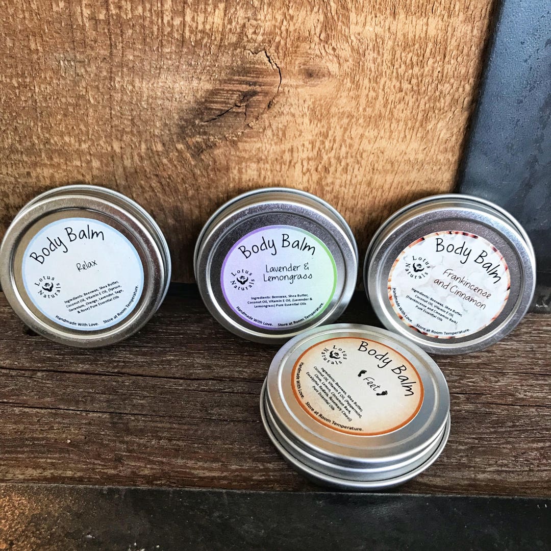 Organic Essential Oil Body Balm, All Natural Eco Friendly Skin Care