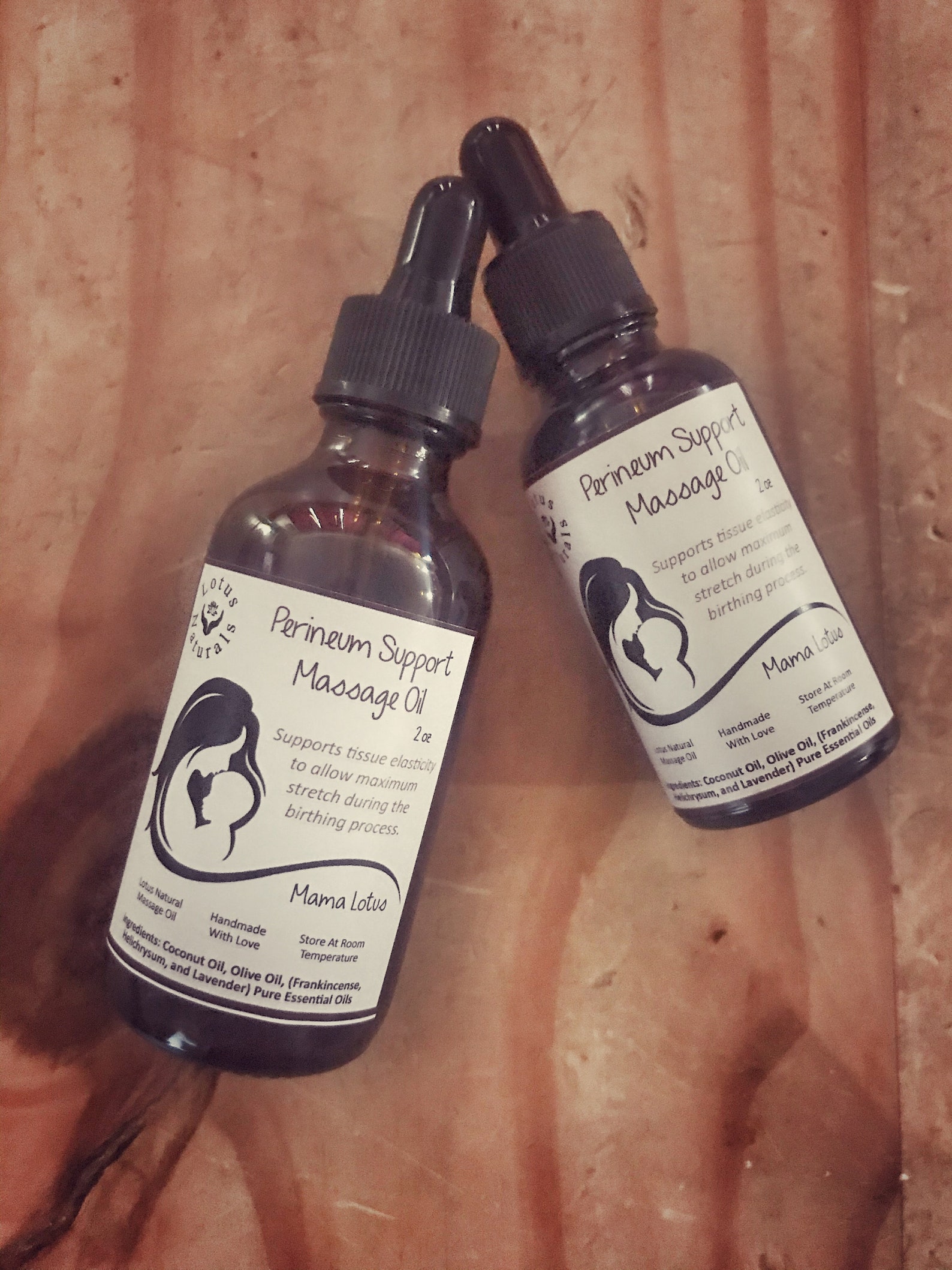 Organic Perineum Massage Oil Essential Oils for Postpartum Etsy