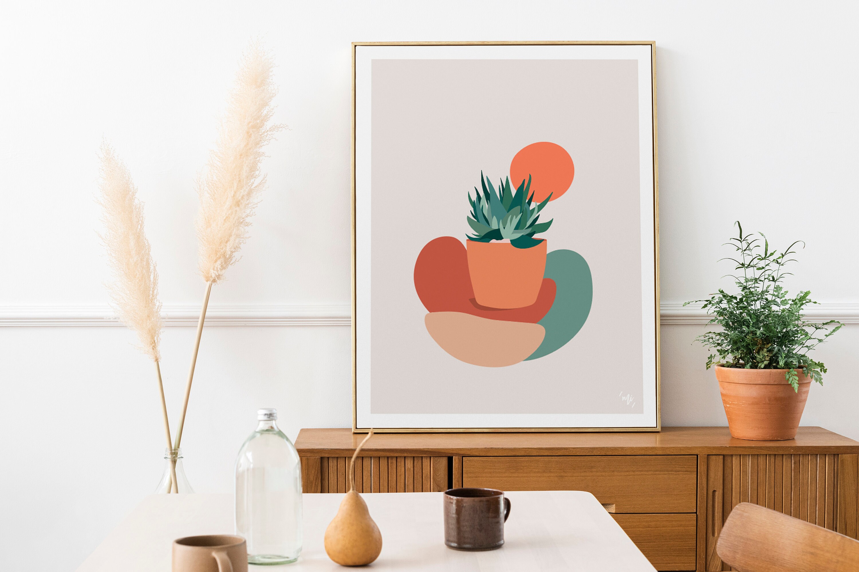 Poster, Wall decoration, Plant, Illustration, Digital download, Printable art, Botanical art, Digital download