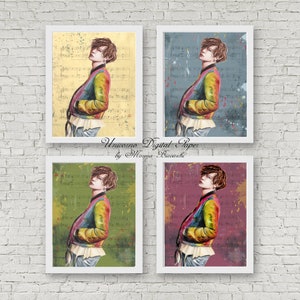 Min Yoongi Print, Lesezeichen, K-POP Lesezeichen, BTS Wall Art, BTS Suga, Yoongi Poster, Bangtan Boys, Digitaler Download, Digitaldrucke