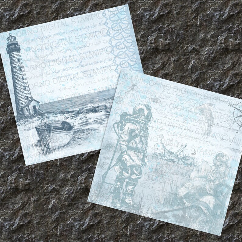 CARTA per SCRAPBOOK, kt per scrapbookng, carte nautche dgtal