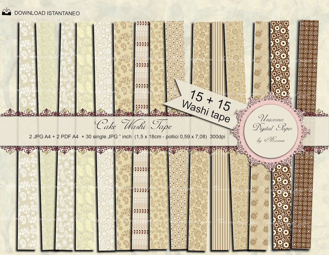 Ding Ding Cake Shop Series Washi Tape