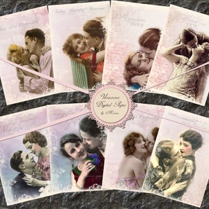 Cartes de Saint-Valentin, cartes postales romantiques vintage