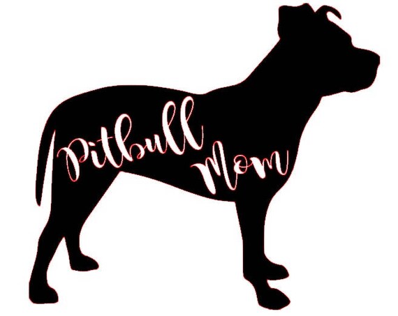Download Pitbull Mom SVG file | Etsy