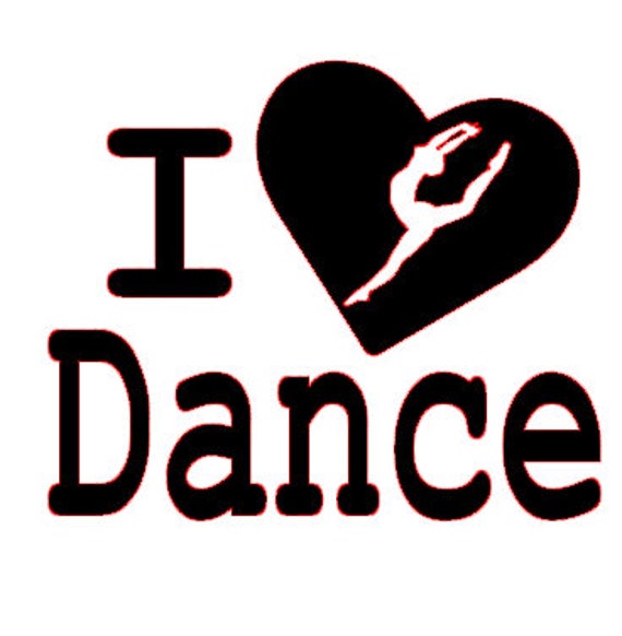 Download I love Dance SVG file | Etsy
