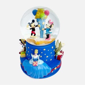 Hallmark Walt Disney 100th Anniversary Musical Water Globe, Musical Birthday Globe, Limited Edition, Retired Disney Globe, Made in 2001