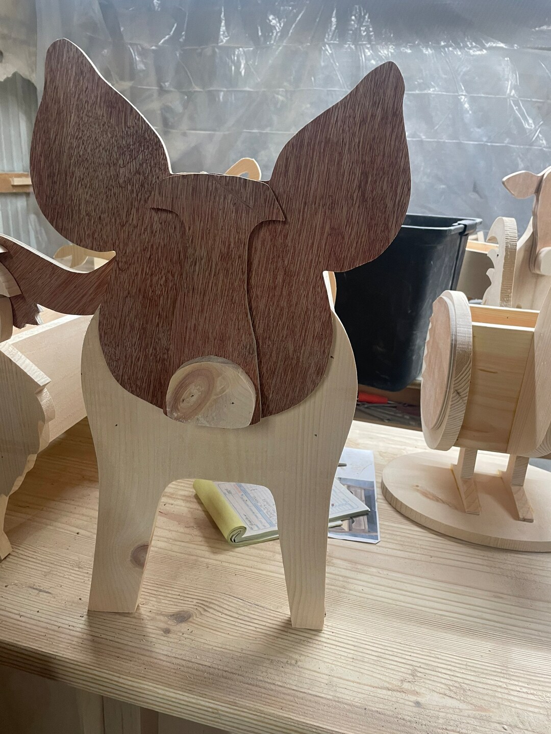 Pig Planter Kit, Paint Your Own Planter Kit,wood Planter Etsy