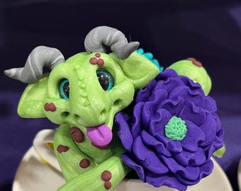 Green Tea Cup Dragon