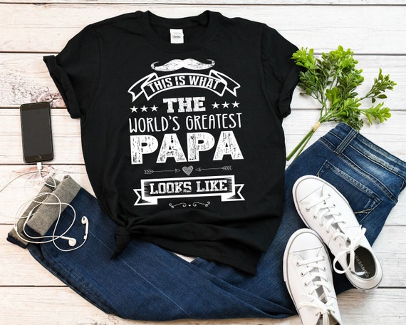 personalized papa t shirts
