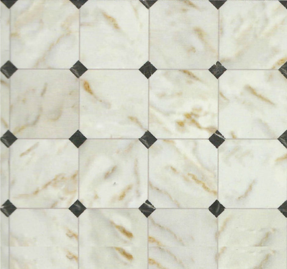 7 sheets tile marble flooring 112 scale vinyl paper etsy