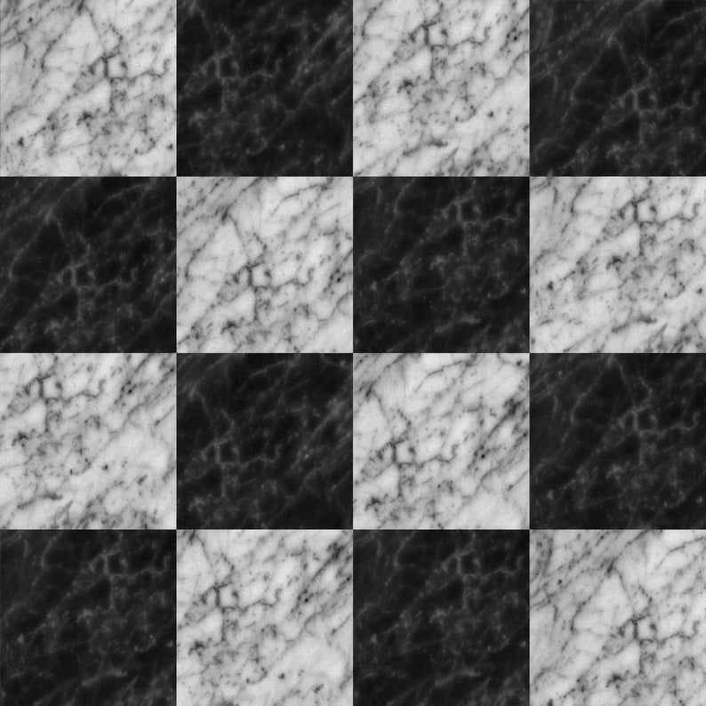 3 SHEETS marble mosaic tile floor 16 scale vinyl paper self adhesive CODE 2 for dollhouse free shipping