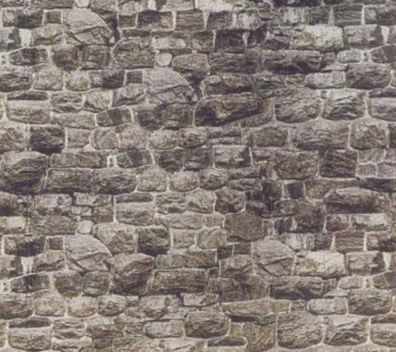 5 SHEETS embossed paper bumpy stone wall 21cm x29cm each sheet SCALE 16 free shipping