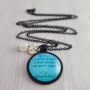 Winnie the Pooh Friendship Quote Necklace New Baby Gift Gift - Etsy