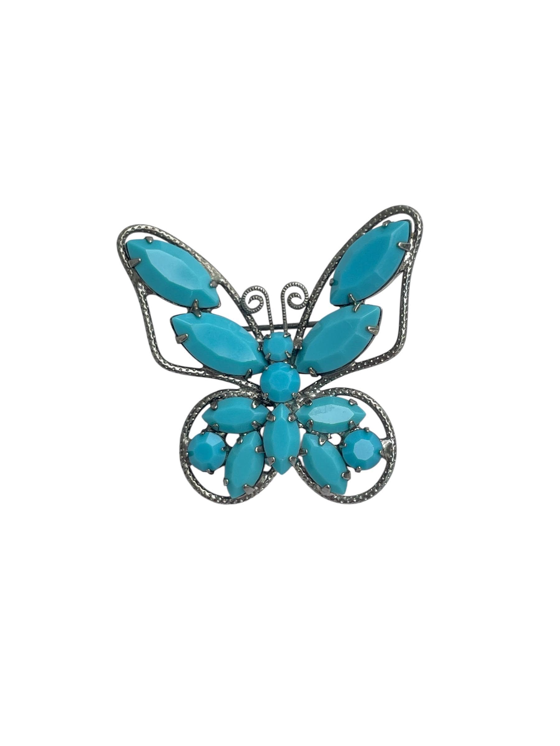 ラリースミス BUTTERFLY PIN (TURQUOISE) Larry Smith Turquoise Butterfly Pin – BROGUE