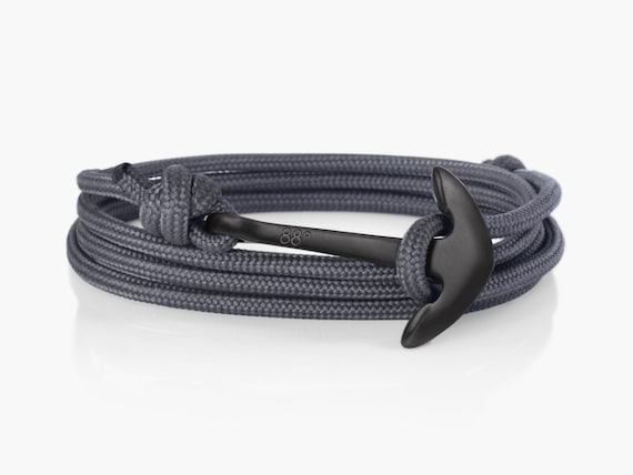 Anchor rope bracelet mens clearance
