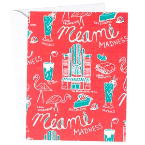 Miami, Miami Madness Karte, Florida, South Florida, Miami Living, Reisekarte, Strand, Ozean, Abenteuer karte, Wanderlust