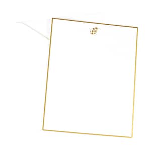 Ladybug Flat Note Card/Gold Foil Flat Notes/Gold Foil Ladybug/Gold Foil Lucky Notecards