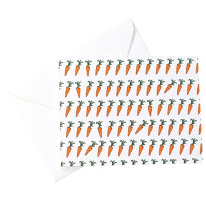 Motif carotte, Cartes de jardinage, Cartes végétarienne, Motif carotte, Cartes potager, Carte de tous les jours, Juste parce que , Carte d’amitié